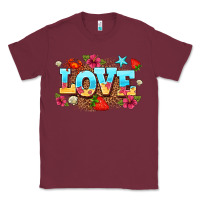 Burgundy love summer Classic Tee - AdoDesignShop