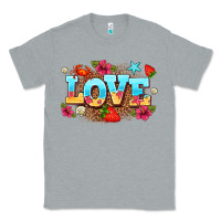 Heather Grey love summer Classic Tee - AdoDesignShop