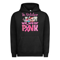 Pigment Black in october we wear pink breast cancer awareness Urban Hoodie - texasbilliewilder