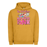 Pigment Peanut Butter in october we wear pink breast cancer awareness Urban Hoodie - texasbilliewilder
