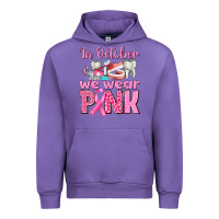 Tulip in october we wear pink breast cancer awareness Urban Hoodie - texasbilliewilder