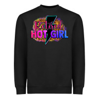 Black retired hot girl Heavyweight Sweatshirt - Zillion Design Studio