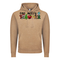 Vintage Coffee one merry teacher Vintage Hoodie - RanaPortraitStore