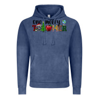 Vintage Denim one merry teacher Vintage Hoodie - RanaPortraitStore