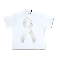 White lung cancer ribbon fa element Urban Heavy Tee - FaDigitalArtStudio