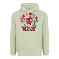 Matcha cupids favorite nurse Heavyweight Hoodie - MaliasSmallBusiness