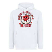 White cupids favorite nurse Heavyweight Hoodie - MaliasSmallBusiness