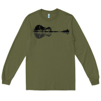 Army Green Nature Guitar Long Sleeve Tee - Bettercallsaul