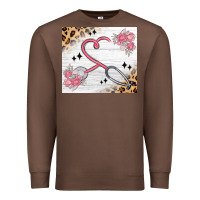 Chestnut customized leopard floral nurse Premium Sweatshirt - MaliasSmallBusiness