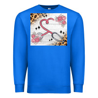 True Royal customized leopard floral nurse Premium Sweatshirt - MaliasSmallBusiness
