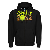 Black tennis senior 2022 Zipper Hoodie - BarkalooDesign