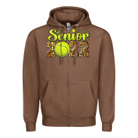 Chestnut tennis senior 2022 Zipper Hoodie - BarkalooDesign