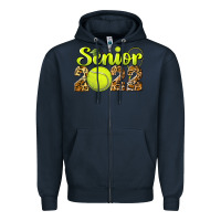 Navy tennis senior 2022 Zipper Hoodie - BarkalooDesign