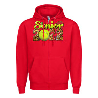 Red tennis senior 2022 Zipper Hoodie - BarkalooDesign