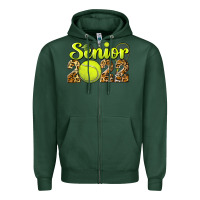 Sports Green tennis senior 2022 Zipper Hoodie - BarkalooDesign