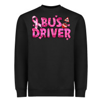 Black breast cancer bus driver Heavyweight Sweatshirt - texasbilliewilder