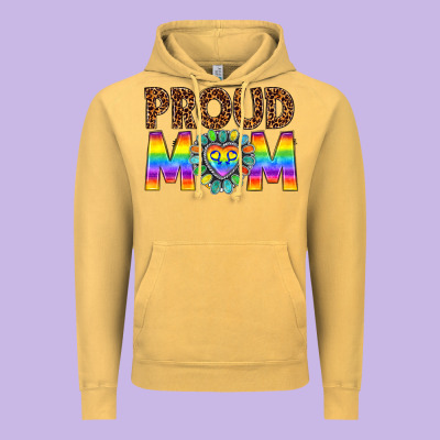 Proud Mom Lgbtq Vintage Hoodie Designed By Texasbilliewilder
