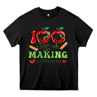 Black 100 days of making a difference Heavy Core Tee - Artiststas