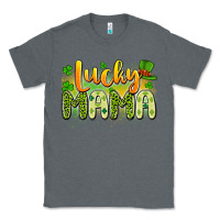 Charcoal Heather lucky mama Classic Tee - Artiststas