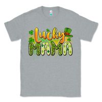 Heather Grey lucky mama Classic Tee - Artiststas