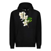 Black Mock Oranges Premium Hoodie - LillyAllenDesigns