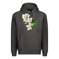 Charcoal Heather Mock Oranges Premium Hoodie - LillyAllenDesigns