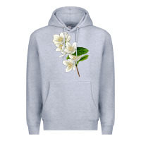 Heather Grey Mock Oranges Premium Hoodie - LillyAllenDesigns