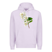 Lilac Mock Oranges Premium Hoodie - LillyAllenDesigns