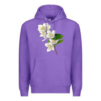 Purple Mock Oranges Premium Hoodie - LillyAllenDesigns