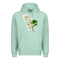 Seafoam Mock Oranges Premium Hoodie - LillyAllenDesigns