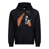 Black I Have Two Moods Black Sneakers Afro Girl Urban Hoodie - texasbilliewilder