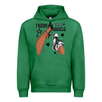 Emerald I Have Two Moods Black Sneakers Afro Girl Urban Hoodie - texasbilliewilder