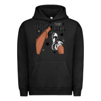 Pigment Black I Have Two Moods Black Sneakers Afro Girl Urban Hoodie - texasbilliewilder