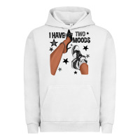 Pigment Lunar Rock I Have Two Moods Black Sneakers Afro Girl Urban Hoodie - texasbilliewilder
