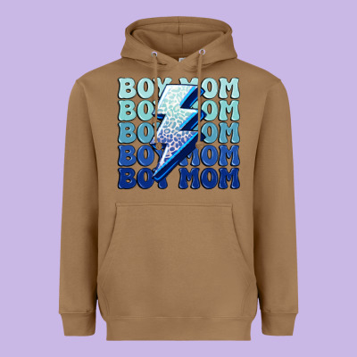 Boy Mom Heavyweight Hoodie Designed By Maliassmallbusiness
