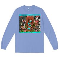 Colony Blue easter bunny's leopard cowhide cactus Long Sleeve Tee - JahusDesignShop