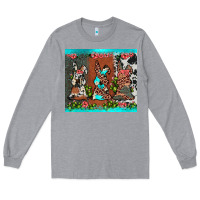 Heather Grey easter bunny's leopard cowhide cactus Long Sleeve Tee - JahusDesignShop