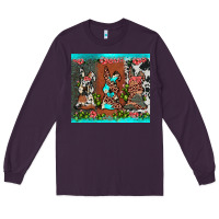 Plum easter bunny's leopard cowhide cactus Long Sleeve Tee - JahusDesignShop