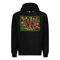 Black game day christmas Premium Hoodie - AdoDesignShop