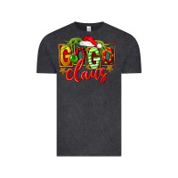 Vintage Black christmas gogo claus Vintage Tee - FaDigitalArtStudio