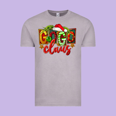 Christmas Gogo Claus Vintage Tee Designed By Fadigitalartstudio