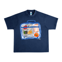 Navy lunchbox fa element Urban Heavy Tee - FaDigitalArtStudio