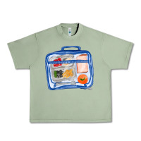 Oil Green lunchbox fa element Urban Heavy Tee - FaDigitalArtStudio
