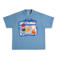 Pebble Blue lunchbox fa element Urban Heavy Tee - FaDigitalArtStudio