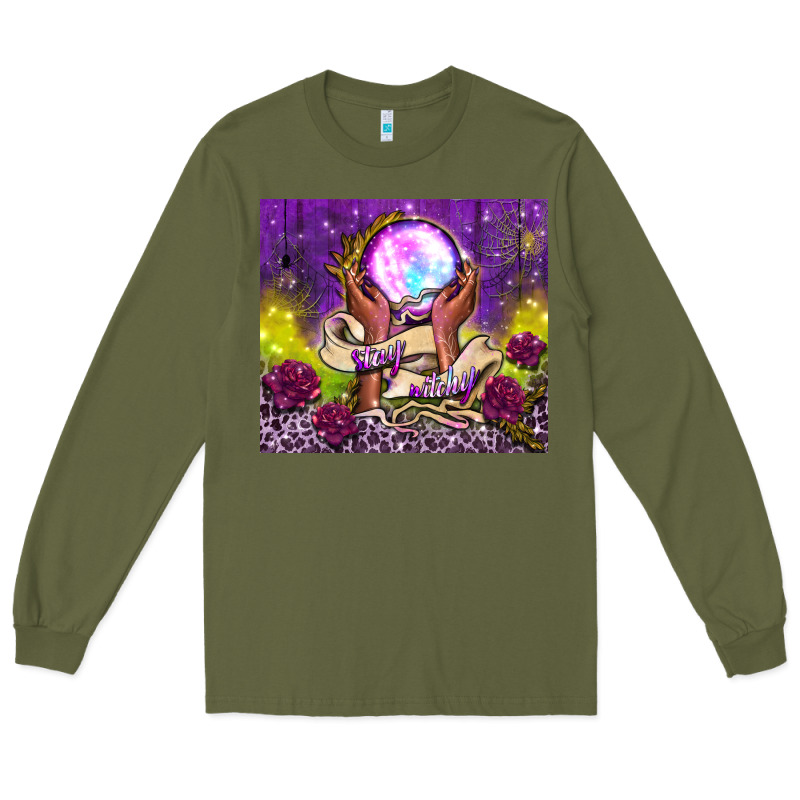 Stay Witchy Tumbler Long Sleeve Tee by BundleAndBundleShop | Teevron