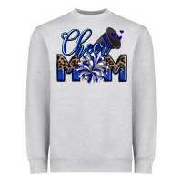 Heather Grey Cheer mom Heavyweight Sweatshirt - Zillion Design Studio