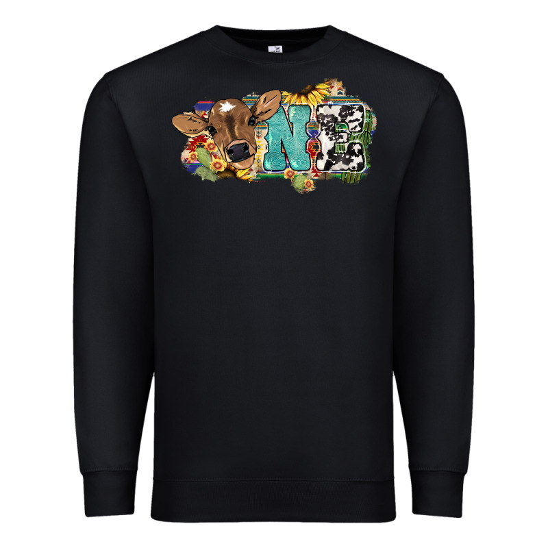 One Baby Cow Premium Sweatshirt by NancyCooperArtShop | Teevron