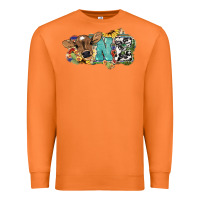 Carrot one baby cow Premium Sweatshirt - NancyCooperArtShop