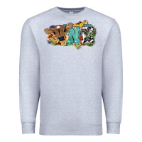 Heather Grey one baby cow Premium Sweatshirt - NancyCooperArtShop