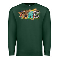 Sports Green one baby cow Premium Sweatshirt - NancyCooperArtShop